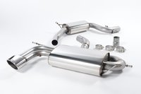 Milltek Выхлоп 70мм катбэк с резонатором и глушителем для AUDI A3/SEAT Leon/VW Golf GTI Mk5 (овальная насадка)