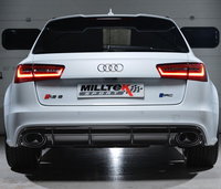 Milltek Выхлоп катбэк с резонатором и глушителем для Audi RS6/RS7 C7 4.0T