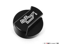 JCaps Алюминиевая крышка маслозаливной горловины для Audi/VW/Skoda/Seat (чёрная)