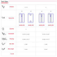 Audi / VW 1.6 1.8 2.0 King Racing main bearings MB5566XP-0.50